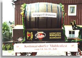 Die Lbauer Bergquell-Brauerei sorgt fr die bentigte "Abkhlung" 